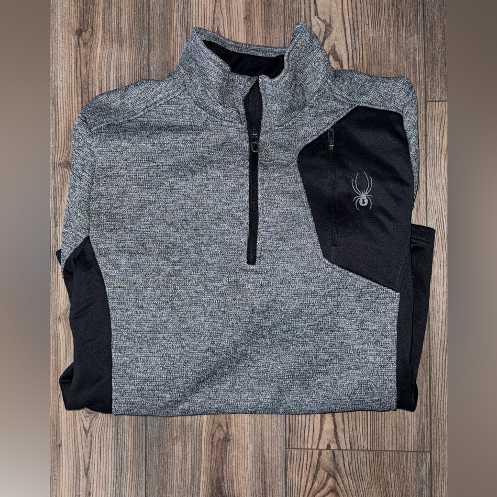 Spyder Gray and Black Jacket size medium